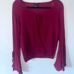 U2B - Maroon Blouse - Size S